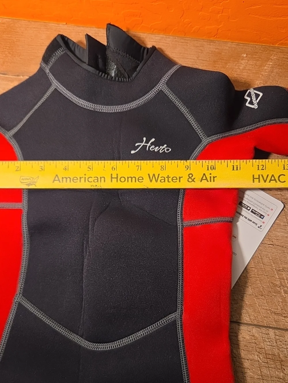 Hevto Kids Back Zip Wetsuit For Boys Or Girls - Sz 4